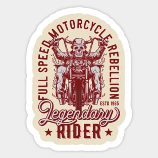 Legendary Rider Sticker